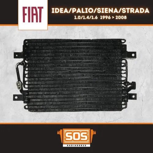 Condensador Fiat Idea/Palio/Siena/Strada 1996/2007