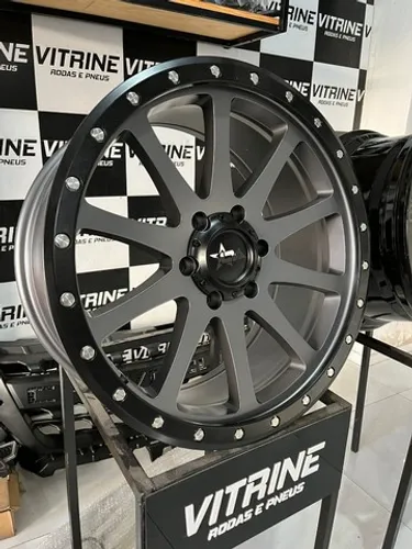Rodas PRZ Aro 20" 20x9 ET 25 6x139 Ranger Triton Toyota Hilux Sw4 S10 Troller
