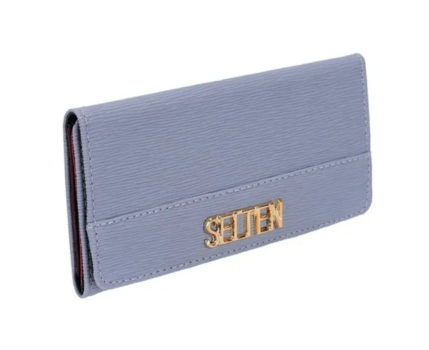 Carteira Feminina Lisa Azul 