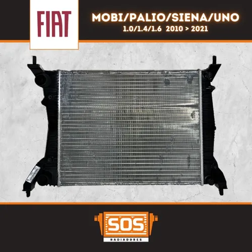 Radiador Fiat Mobi/Palio/Grand Siena/Strada/Uno 2010/2021