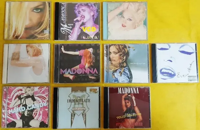 Madonna Cds (Lote com 10 cds)