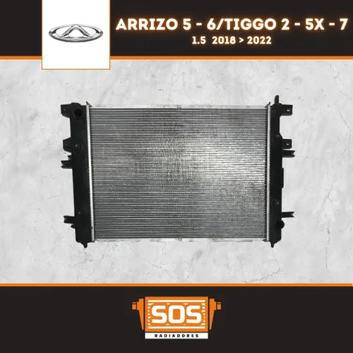 Radiador Chery Arrizo 5/Arrizo 6/Tiggo 2/Tiggo 5x/Tiggo 7 2018/2022