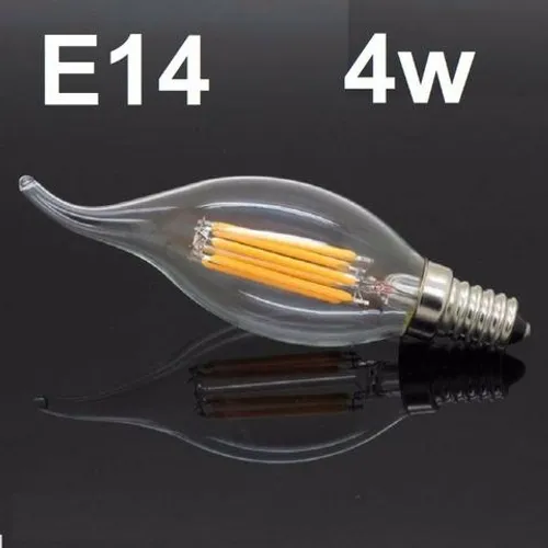 Lampada led Vela Chama 4w