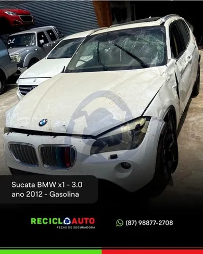Sucata de bmw x1 2012 3.0 gasolina para retirada de peças