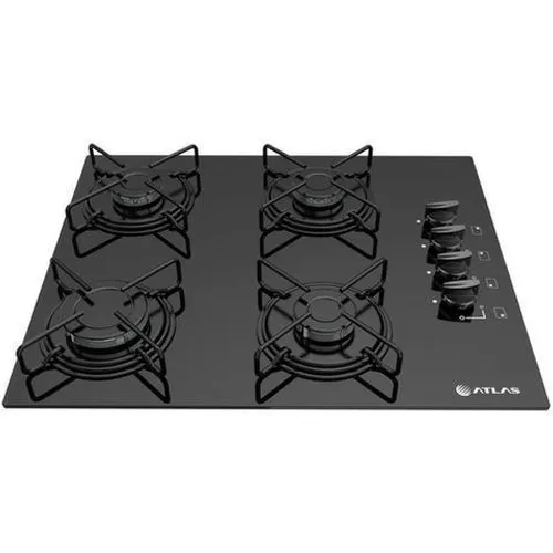 Cooktop Atlas 4 bocas acendimento automático *novo na caixa