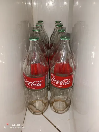 Garrafa de vidro retornável