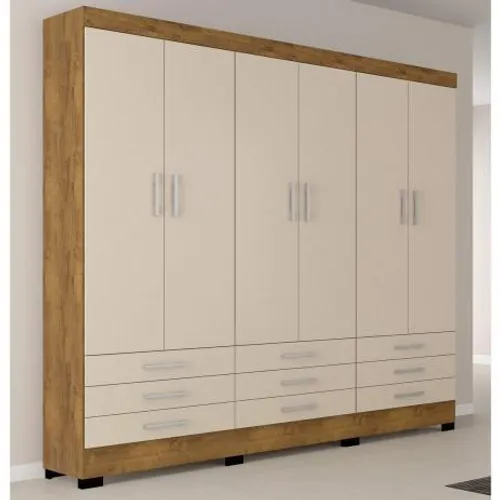 Guarda Roupa Casal 6 Portas 9 Gavetas Vila Velha *novo na caixa
