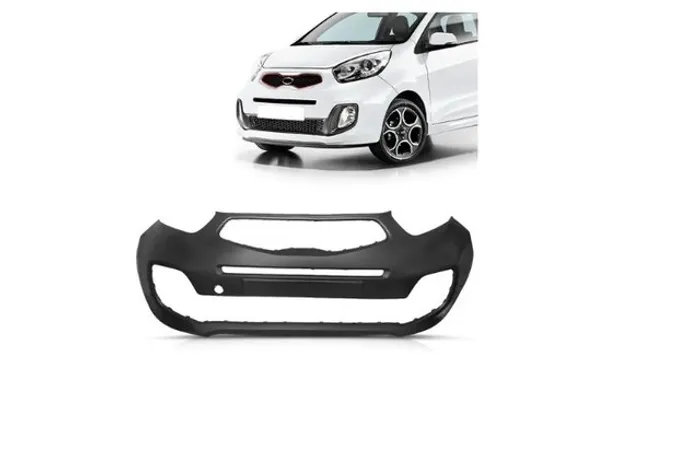 Capa Parachoque Dianteiro KIA Picanto 2014 2015 C/Furo Milha 