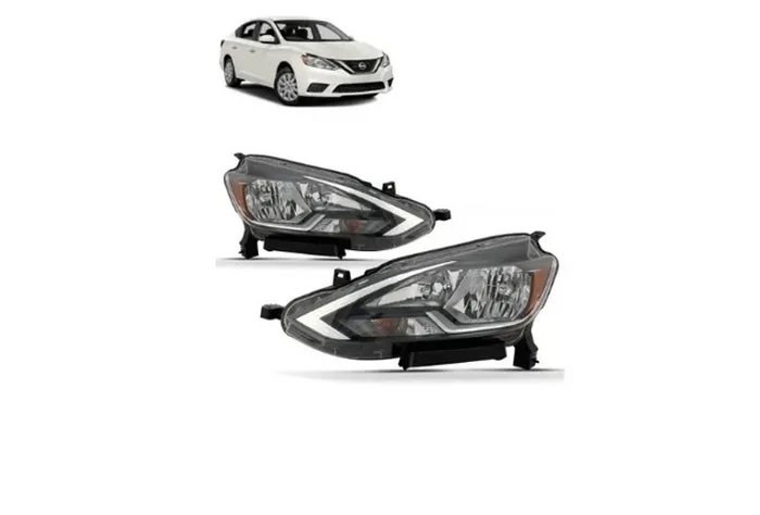 Par Farol Foco Duplo Sem Led Nissan Sentra 2017 2018 2019