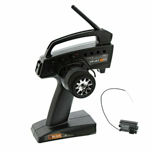 Radio Controle Tf-41 Hpi 3 Canais E Receptor Para Automodelos Divesos