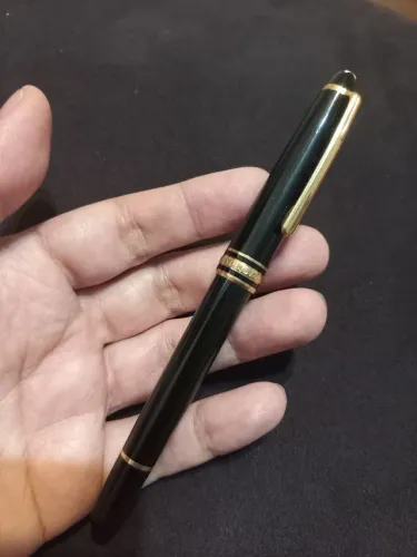 Caneta Tinteiro Montblanc Meisterstück   Pena Ouro Colecionador