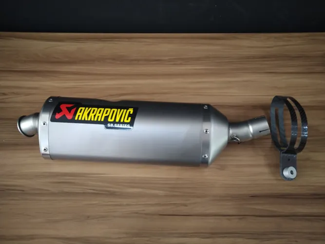 Escapamento Esportivo Akrapovic Titânio Kawasaki ER6N 2009 Até 2012
