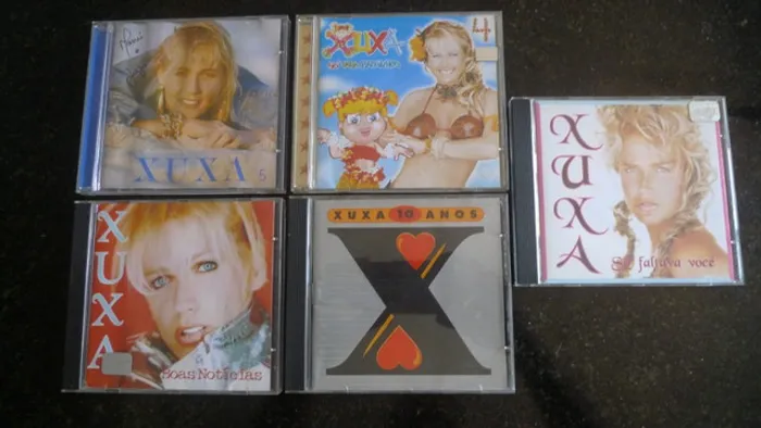 Cd Xuxa - Lote 5 cds originais ótimo estado de conservação