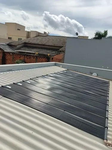 Aquecimento solar.