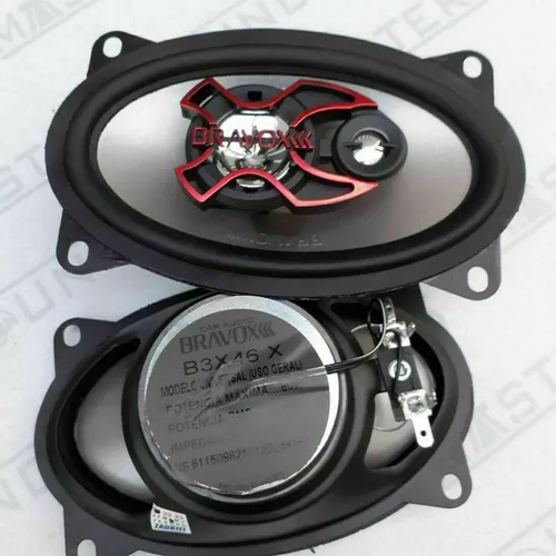 Alto-falante Bravox. Triaxial. 4X6". Garantia. Novo. Instalado. 