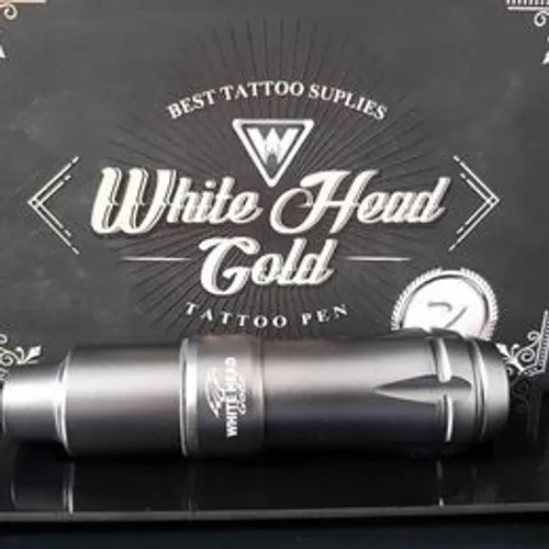 pen white head gold