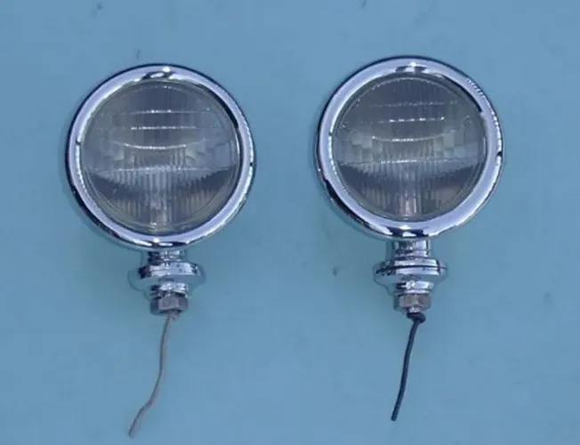 Lanterna Paralama Ford 1929 À 1931 Metal Cromado Novo Pisca