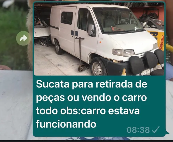 Sucata Fiat Ducato 2.8 turbo diesel funcionando 
