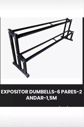 Suporte dumbells 6 pares 