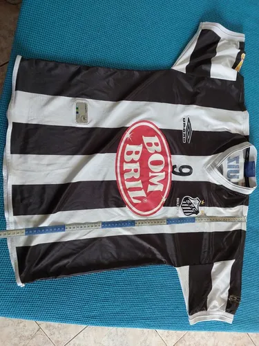Camisa time futebol santos sfc nr 9 bombril só venda não troco por nada 