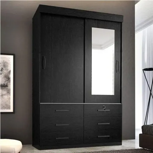 Guarda-Roupa 2 portas Copa Preto - Frete Grátis - 10x S/ Juros - Receba Hoje 