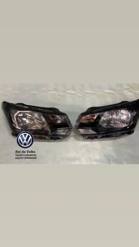 PAR FAROL FOCO SIMPLES ORIGINAL VW GOL VOYAGE SAVEIRO G8 2018 A 2023