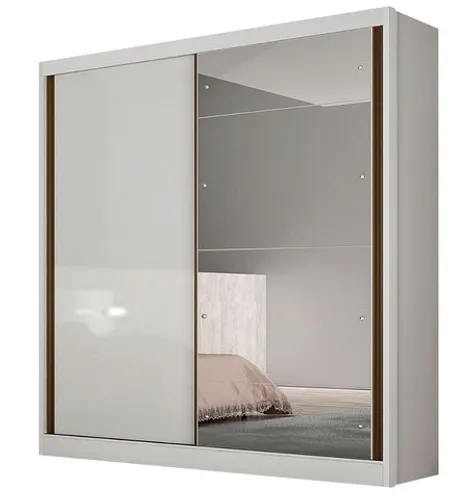 Quarto roupeiro com espelho 100% MDF 