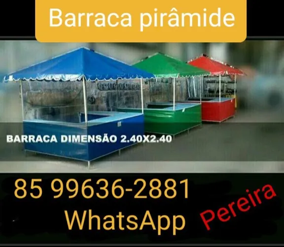 Para feirante barracas 