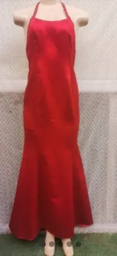 Lindo Vestido Festa Bordado Decotado nas costas Tam P