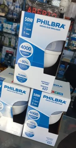 Lâmpada 50w 4000 luméns 50w (distribuidora jk eletonicos honestidade e qualidade)