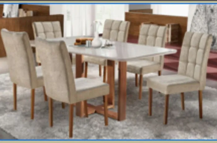 Sala mesa jantar 6 cadeiras