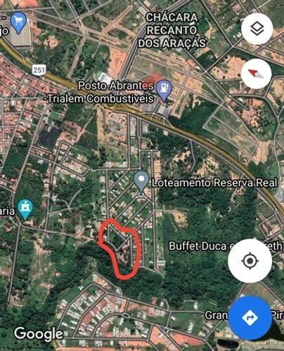 Lote no Reserva Real. Quase todo murado. 240 m². Repasse de Financiamento próprio