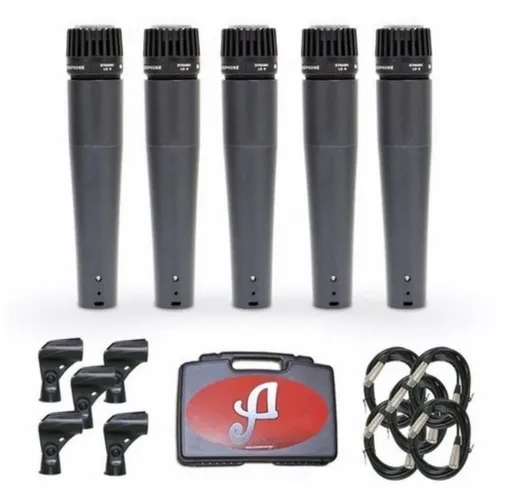 KIT DE 5 MICROFONES ARCANO MODELO RENIUS-7