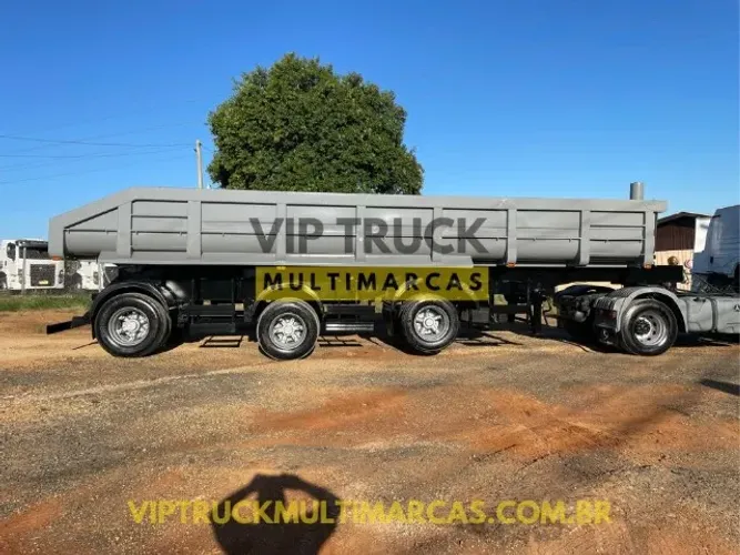 Semi Reboque Carreta Caçambao Basculante Rossetti
