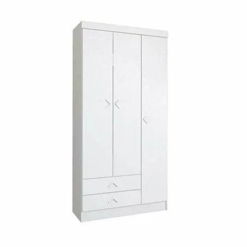 Guarda Roupa Infantil 3 Portas Flex rosa/branco *novo na caixa