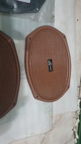 Tela de alto falantes 6x9 antigas marron preta