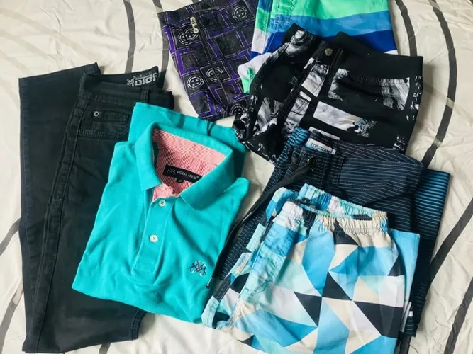 Roupas masculina pacote fechado