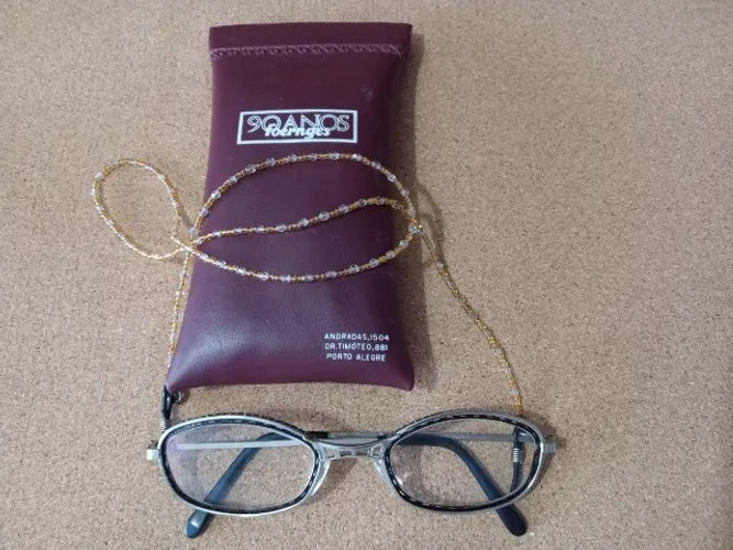 Óculos Antigo Feminino Com Lentes
