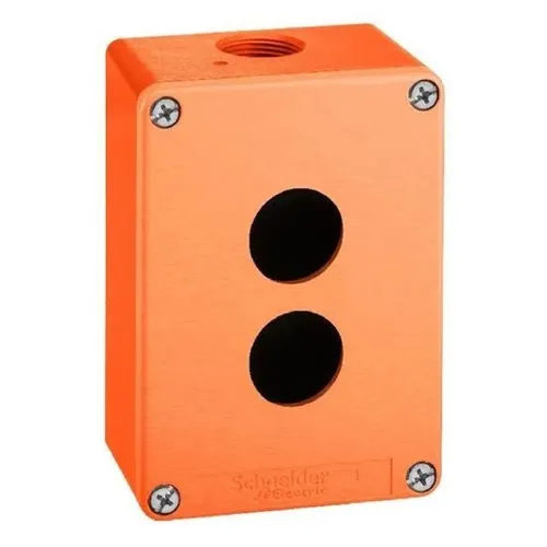 Botoeira Xapr2502 (2 Furos/Metalica/Lj) Schneider<br><br>