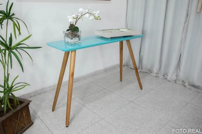 Aparador Laqueado 1.20m Verde Tiffany Até 12x