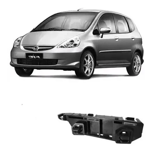 Guia Suporte Parachoque Fit 2003 2008 Dianteiro Esquerdo 