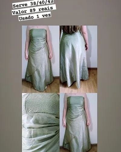 Vestido social tamanho m