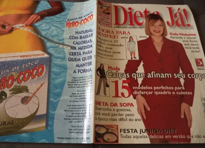 Revista Dieta Já! 1997 Capa A Estudante Kelli. Revista Para Colecionadores.