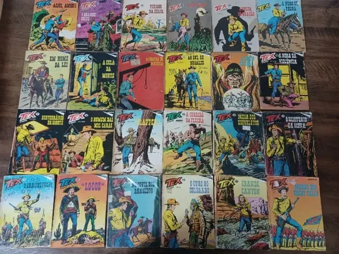 (item 266) Lote com 75 revistas TEX da 2ª edição entre o nº 71 ao 149)