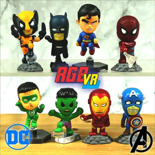 Minis Vingadores x Liga da Justiça (venda por unidade)