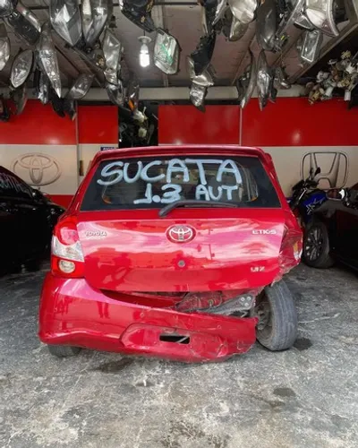 Toyota Etios 1.5 Aut 2017 Parachoque Porta Motor Airbag Capo Farol Retrovisor Sucata