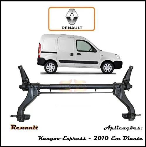 Eixo traseiro Renault Kangoo Express C/Abs Com Rolamento