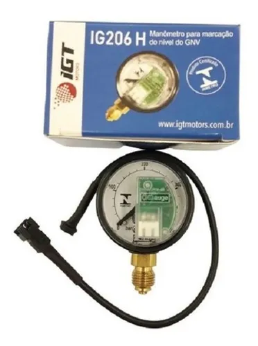 Manômetro Para Conjunto Elétrico Gnv 3ª E 5ª Geração Igt