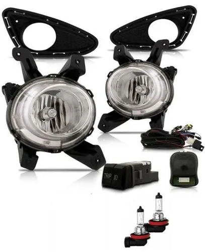 Kit Farol Milha Neblina Hyundai Hb20 2012 14 2015 Botao Trip