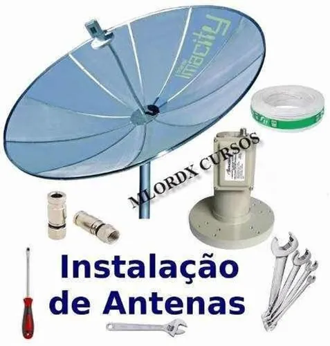 Manutenção e instalação em antenas e atualização de receptor
